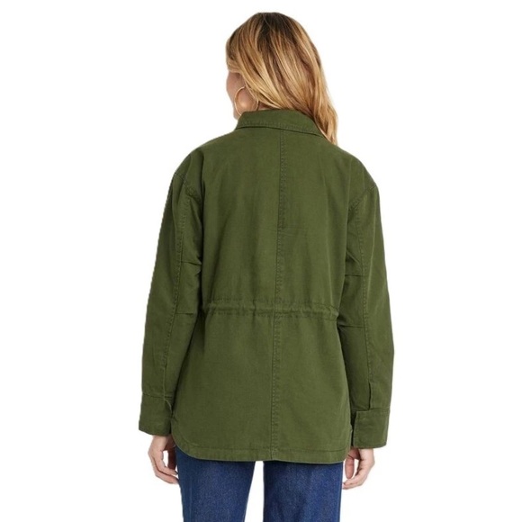 Universal Thread Size L Dark Green Full Zip Utility Military Field Jacket - Picture 3 of 11